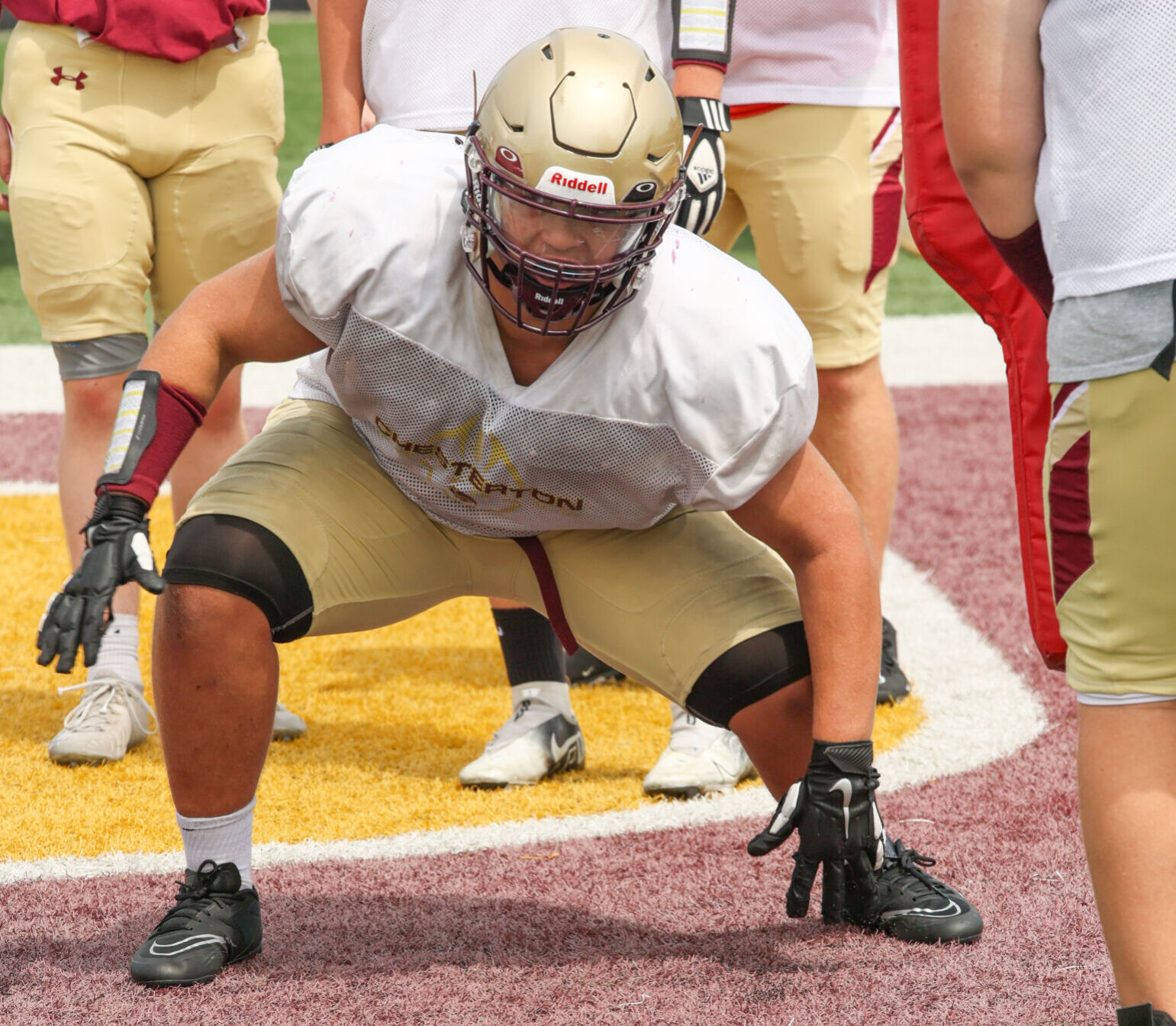Chesterton football practice